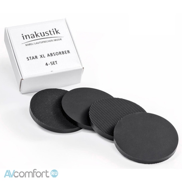 AVComfort, INAKUSTIK Star XL Absorber, 4 pcs, Black (0085010)