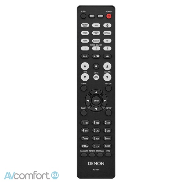 DENON RCD N12DAB Black