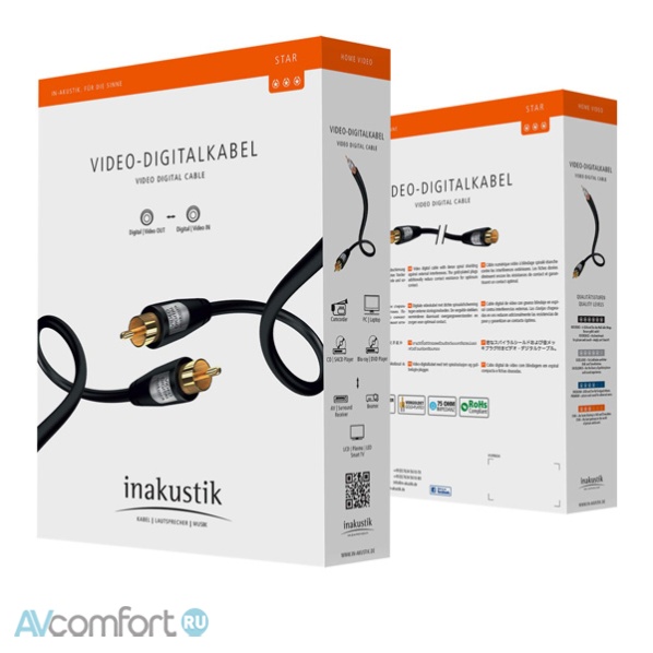 Inakustik Star Digital Cable RCA, 1.5 m