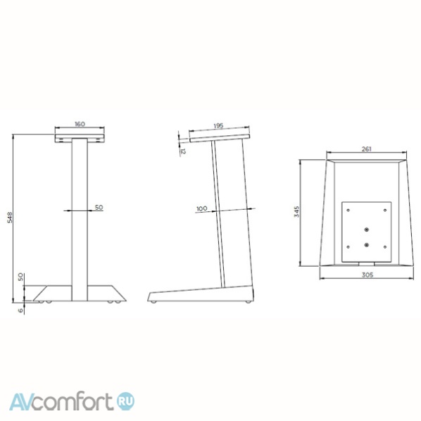 Focal Vestia Stand 2 Pack Black