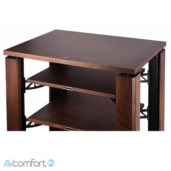 SOLID TECH Hybrid Wood Turntable Shelf Cherry
