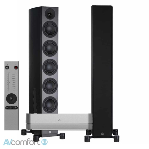 AVComfort, System Audio Legend 60.2 + Stereo Hub Silverback Satin Black