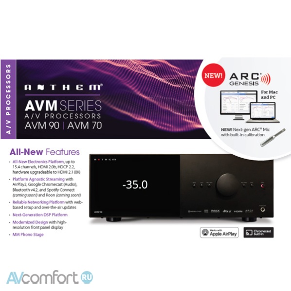 Anthem AVM 90 8k Black