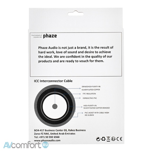 Phaze Audio ICC RCA - 1,0 м