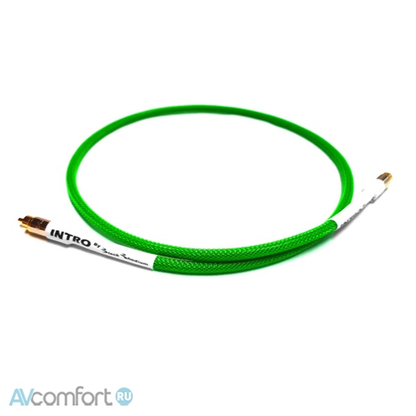 AVComfort, BLACK RHODIUM Intro Digital RCA Green 1,0 м