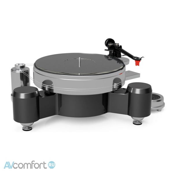 AVComfort, Acoustic Solid Wood Round Polished Black, WTB370 AT740 M2