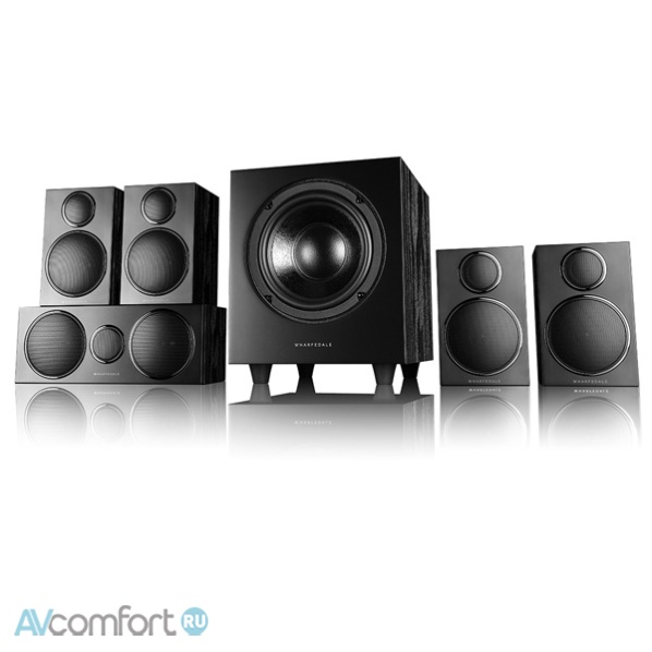 WHARFEDALE DX-3 5.1 HCP System Black Oak