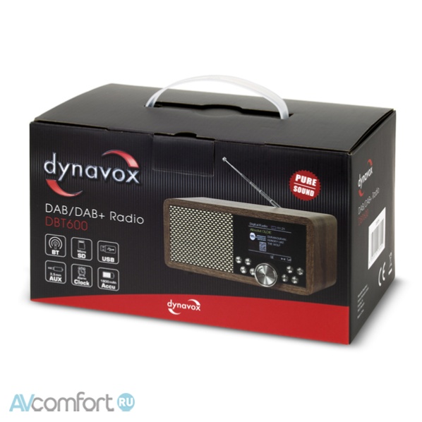 Dynavox DBT600 DAB+ Radio Walnut