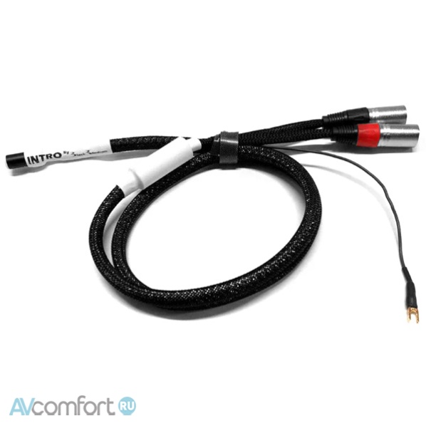 AVComfort, Black Rhodium Intro Tone Arm DIN-XLR Black 1,2 м