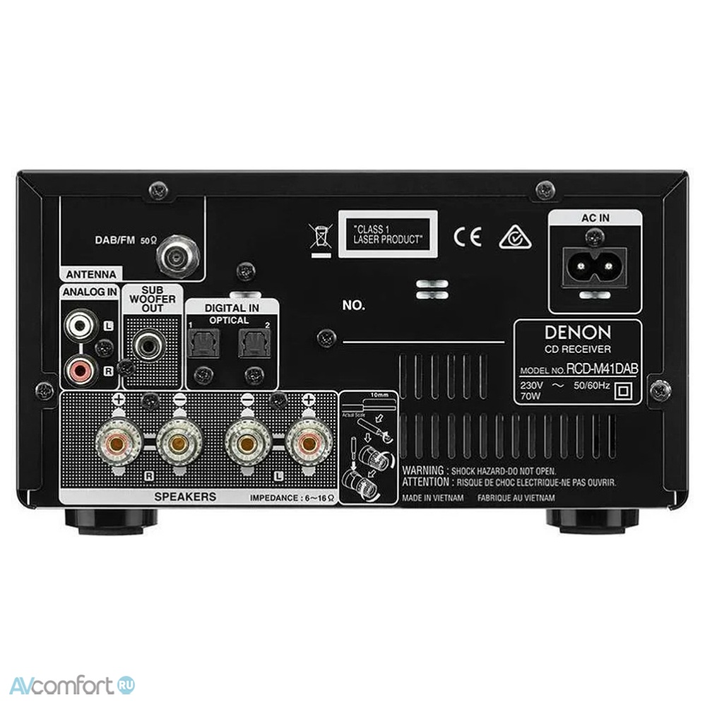 Denon RCD-M41DAB Silver