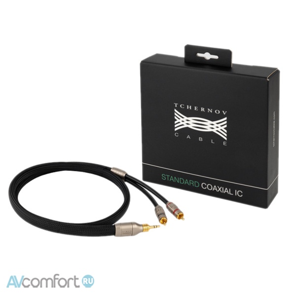 Tchernov Cable Standard Coaxial IC / Mini Jack-2 RCA 1,0 m Tchernov Cable Standard Coaxial IC / Mini Jack-2 RCA 1,0 m