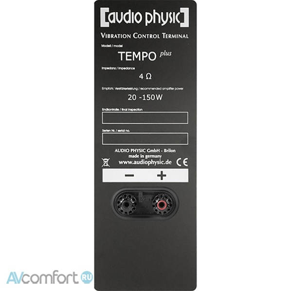Audio Physic Tempo Plus Macassar Ebony