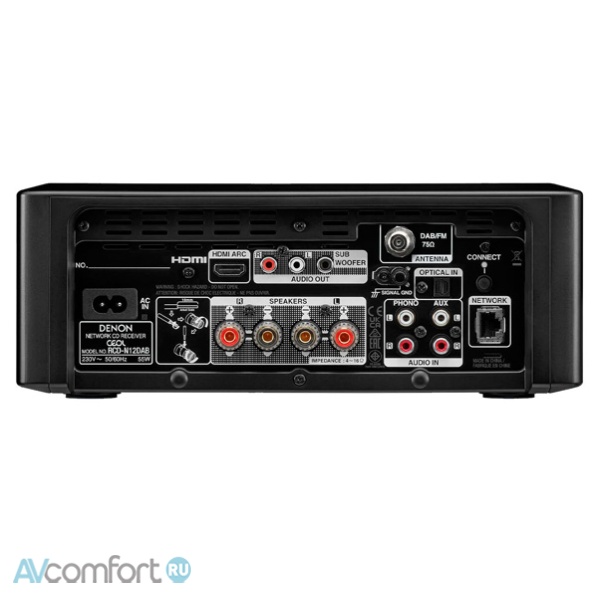 DENON RCD N12DAB Black