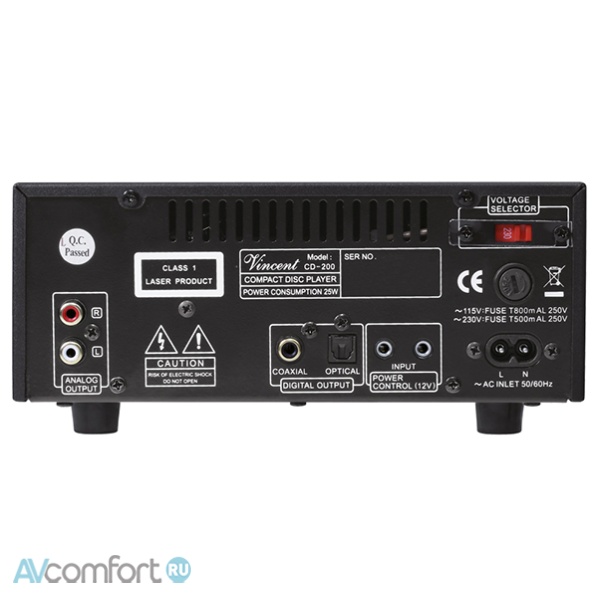 Vincent CD-200 Black