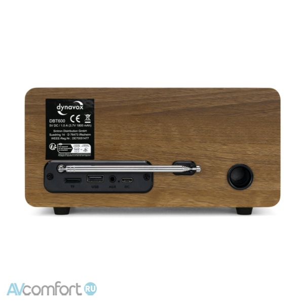 Dynavox DBT600 DAB+ Radio Walnut