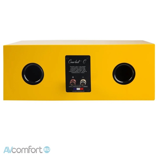 Davis Acoustics Courbet C Yellow Gloss