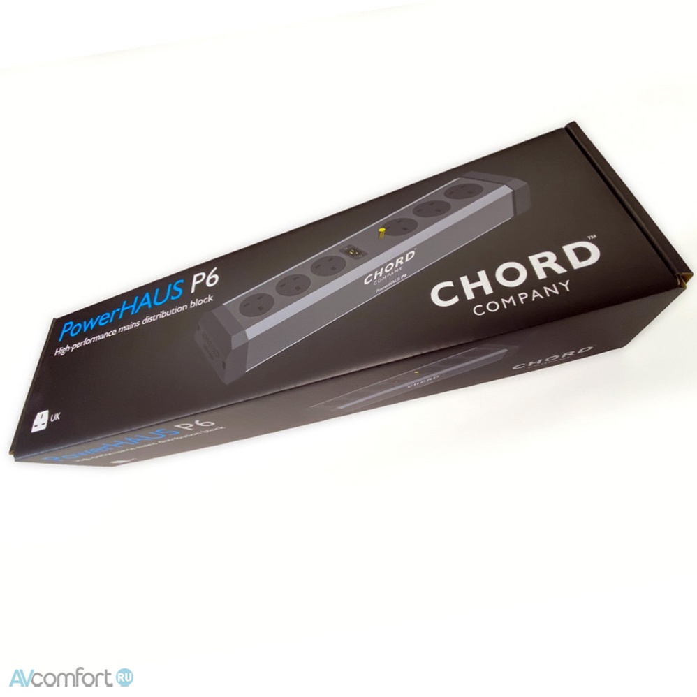 Chord Company PowerHAUS P6 EU Mains Block