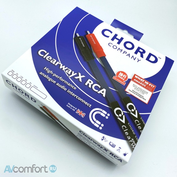 Chord Company Clearway X Analogue RCA 2.0 m