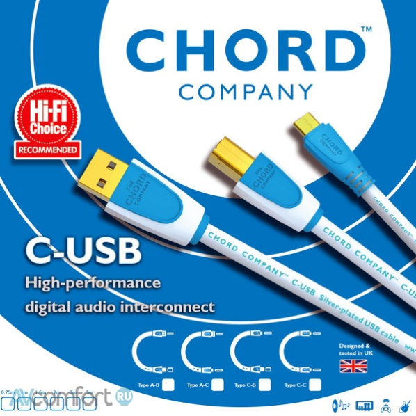 CHORD COMPANY C-USB A-C 1,0 m