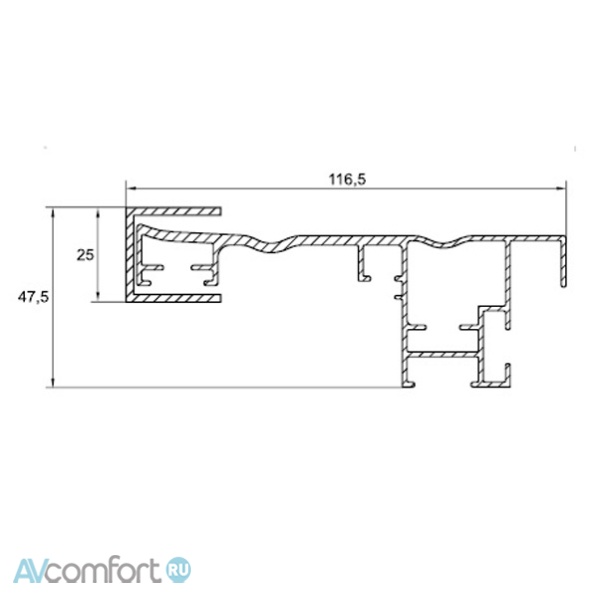 Kauber Frame Lite Velvet Cinema 117" 260x146 White Ice 16:9
