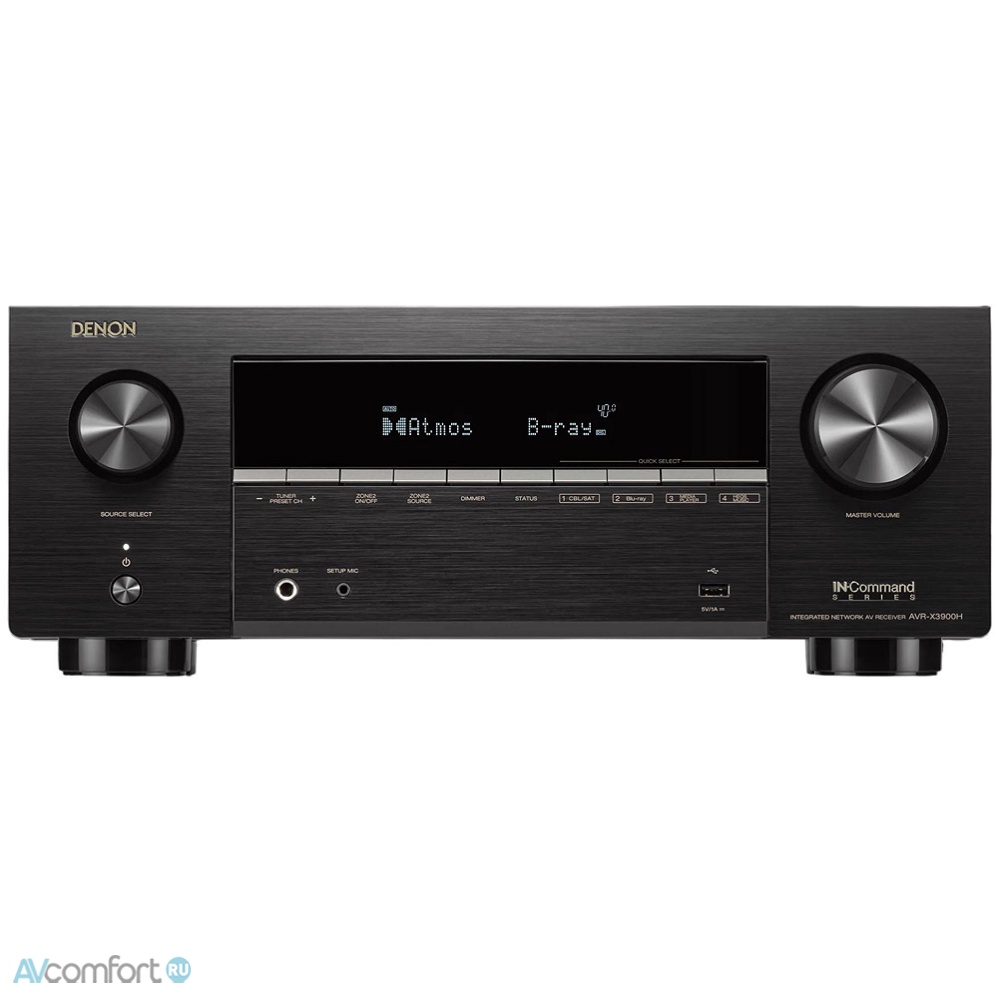 AVComfort, Denon AVR-X3900H Black