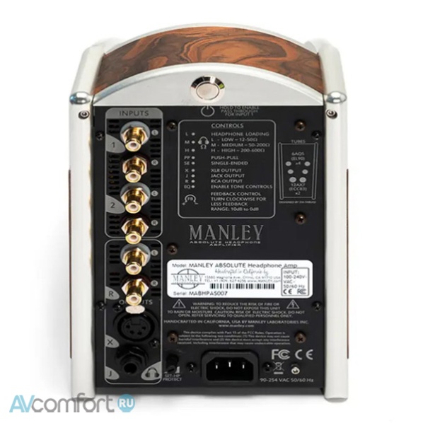 Manley Absolute Headphone Amplifier Black