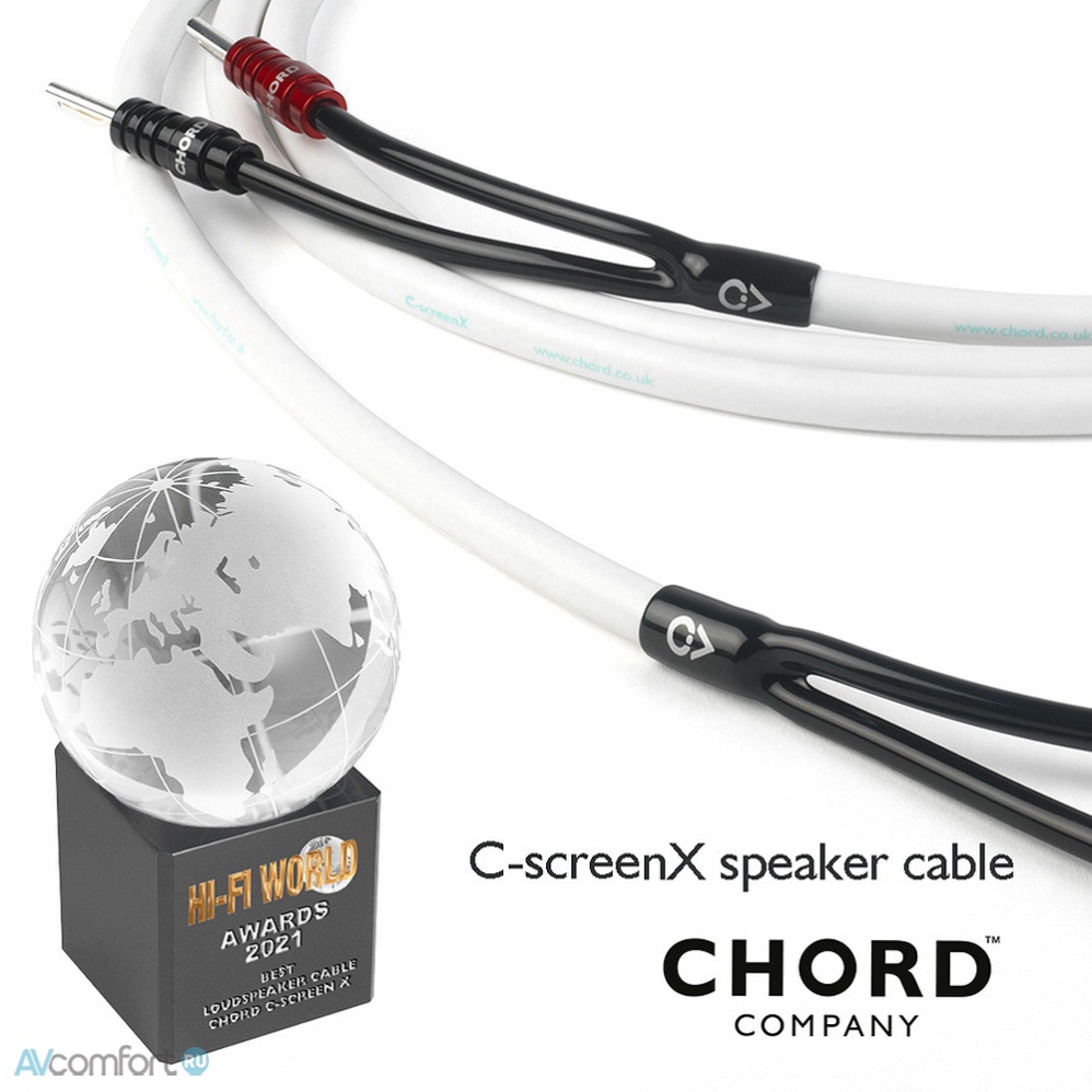 Chord Company C-screenX Speaker Banana 2,0 m