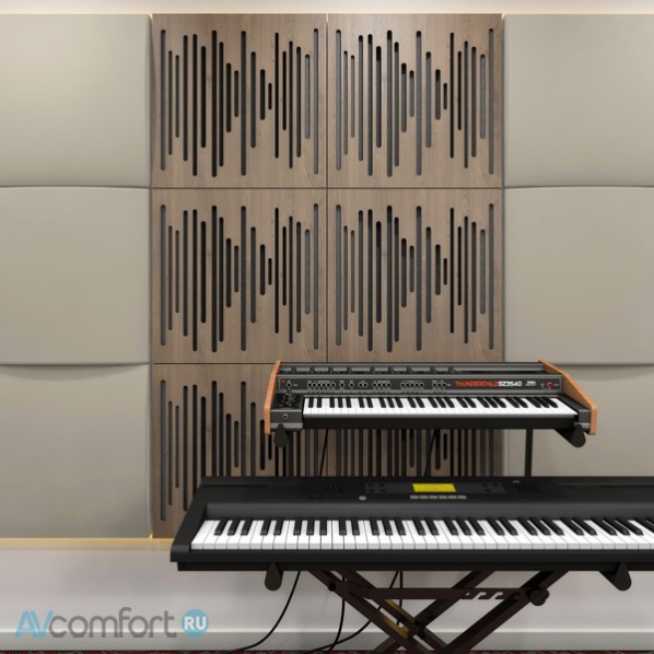Vicoustic Wavewood Diffuser Ultra MkII Black Matte