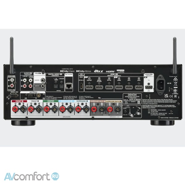 DENON AVR-X1800H Black