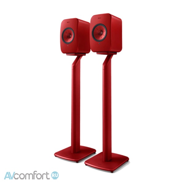 KEF S1 Speaker Stand Crimson Red