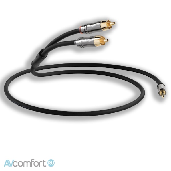 AVComfort, QED Performance Audio Graphite J2P 3,0 m 3.5mm Jack Plug--->2 Phono (QE6501)