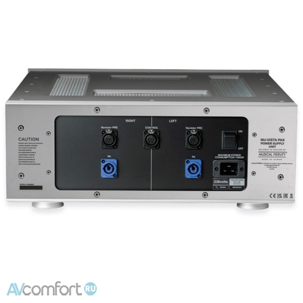 Musical Fidelity NU-Vista Pas Silver