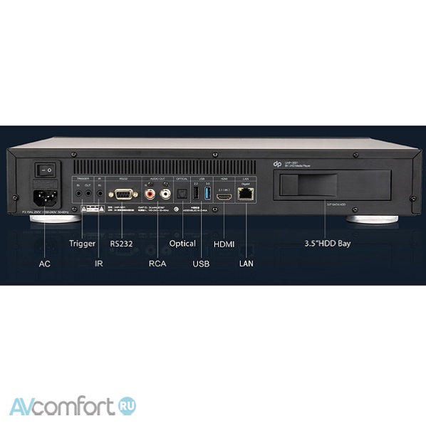 dorpo UHP-3001/2TB Black