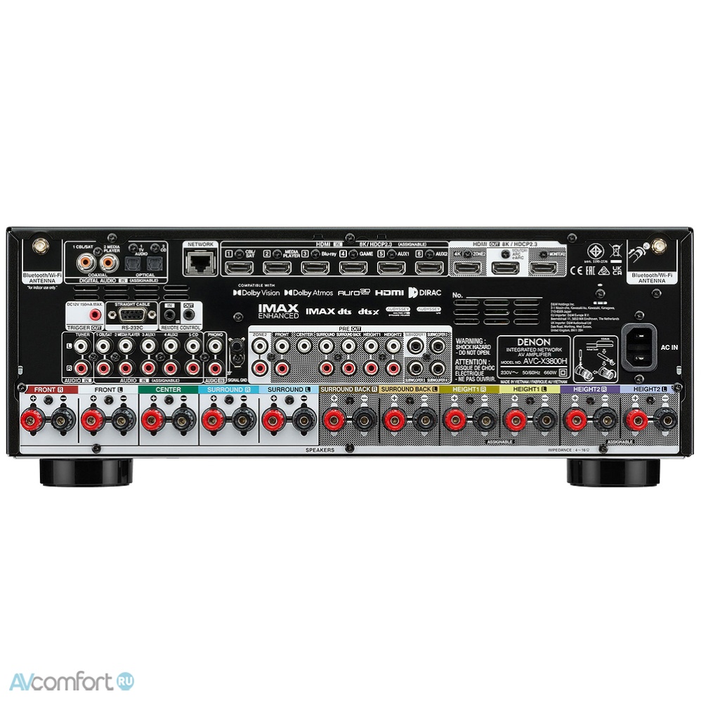 Denon AVC-X3800H Black