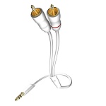 Inakustik Star MP3 Audio, 3.5 - 2 RCA, 0.75 m