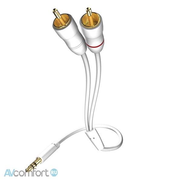 AVComfort, Inakustik Star MP3 Audio, 3.5 - 2 RCA, 0.75 m