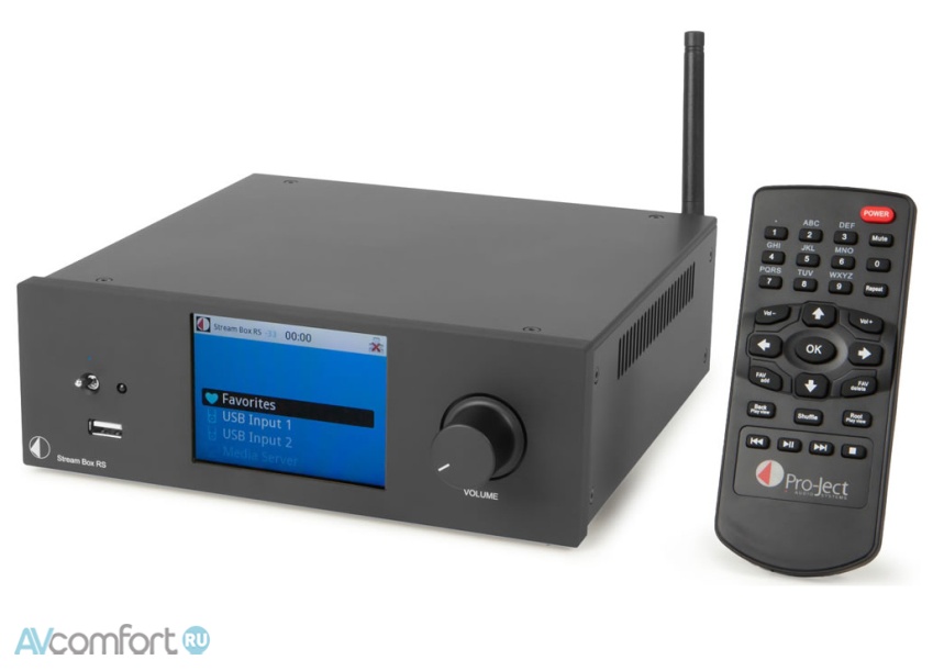 AVComfort, PRO-JECT Stream Box RS Black