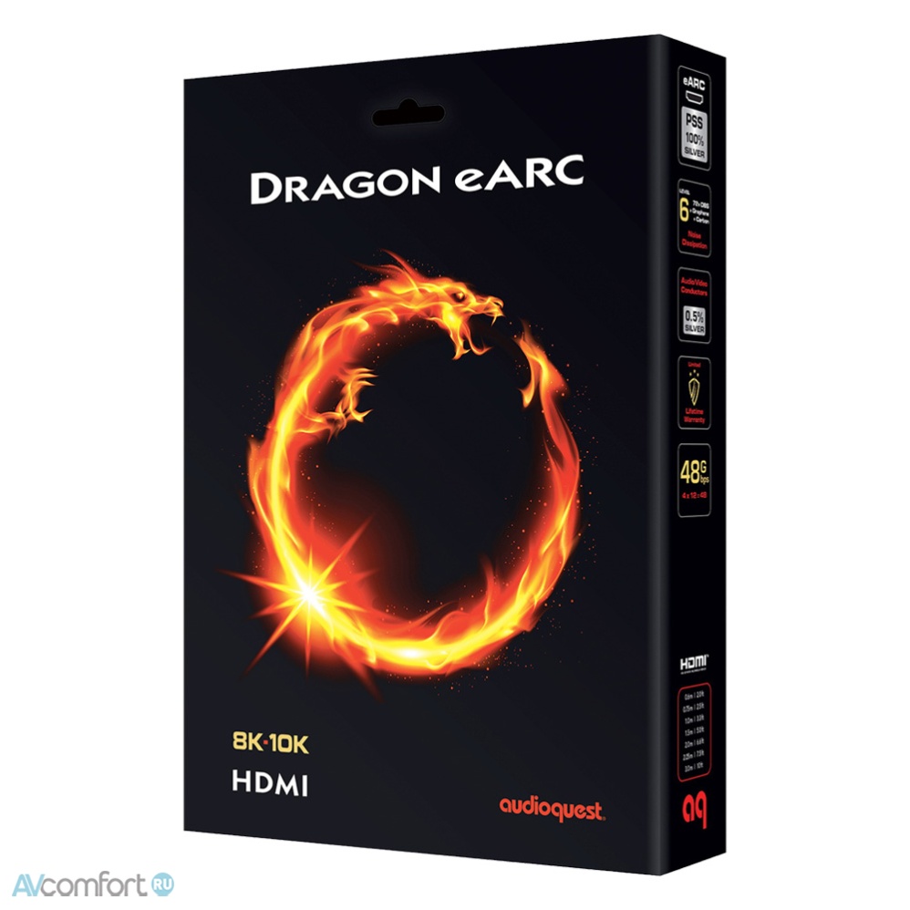 AudioQuest HDMI Dragon 48 eARC Priority Braid 3.0 м