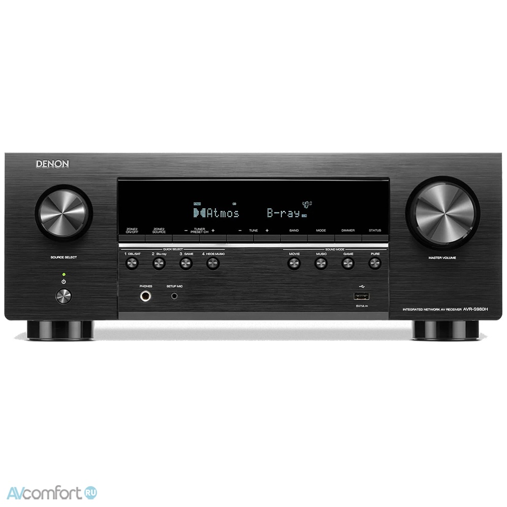 AVComfort, Denon AVR-S980H Black