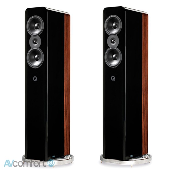 AVComfort, Q Acoustics Concept 500 (QA2810) Gloss Black & Rosewood