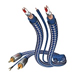 INAKUSTIK Premium Phono Cable, RCA-RCA, 0.75 m