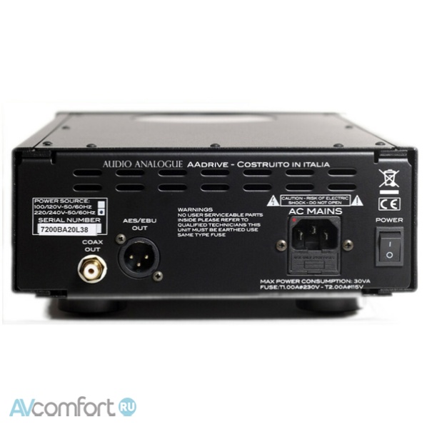 Audio Analogue AADrive Black Audio Analogue AADrive Black