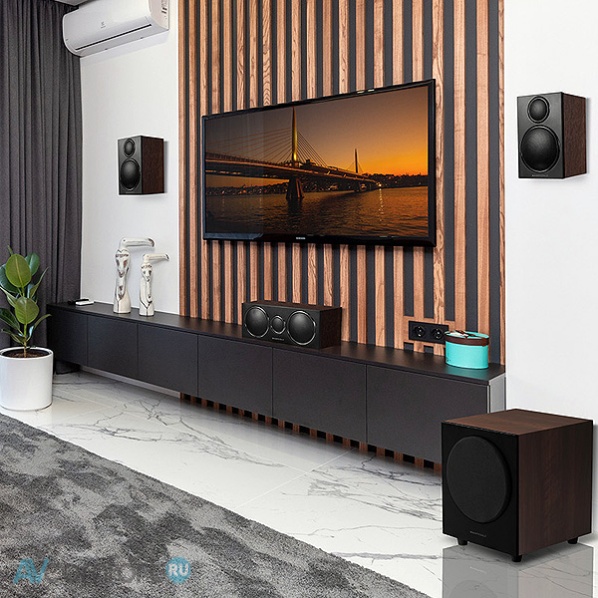 WHARFEDALE DX-3 5.1 HCP System Black Oak