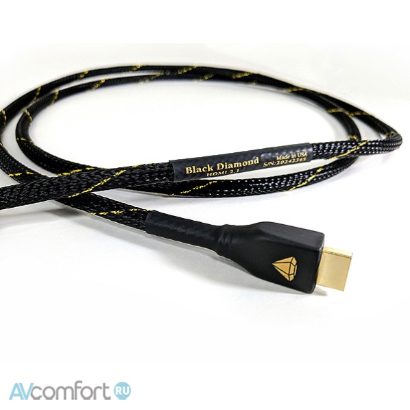 Purist Audio Design Black Diamond HDMI Cable 2.1 1,8 m Purist Audio Design Black Diamond HDMI Cable 2.1 1,8 m