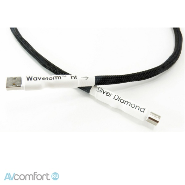 Tellurium Q Silver Diamond USB A-B 1.0 м