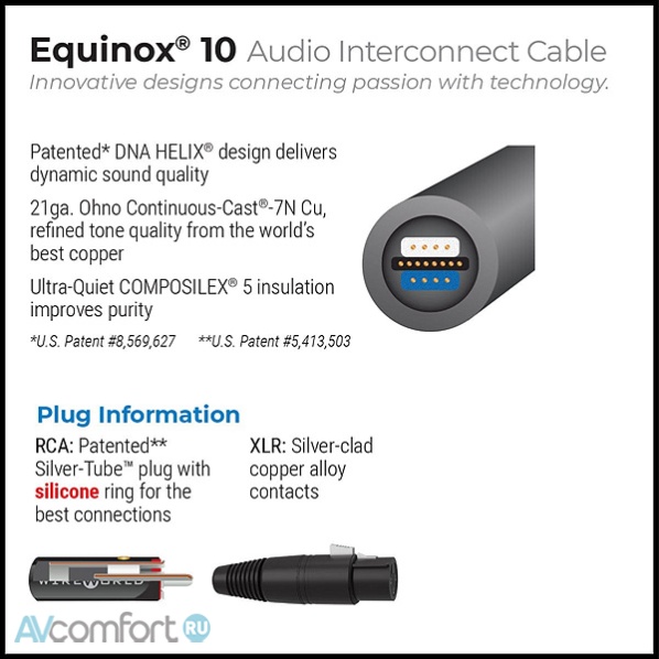 Wireworld Equinox 10 Interconnect RCA 2.0 m