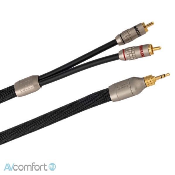 AVComfort, Tchernov Cable Standard Coaxial IC / Mini Jack-2 RCA 1,65 m