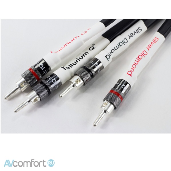 Tellurium Q Silver Diamond Speaker Cable Banana 3.0 м