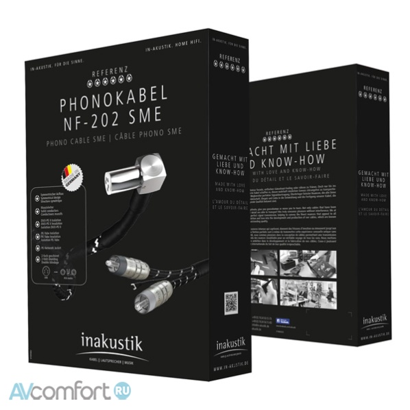 Inakustik Referenz Phono NF-202, SME 90°-RCA, 1.5 m