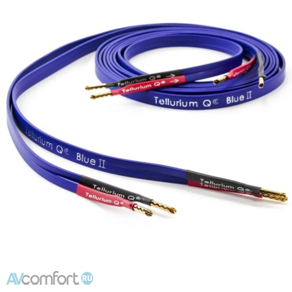 AVComfort, Tellurium Q Blue II Speaker Cable Banana 3.0 м